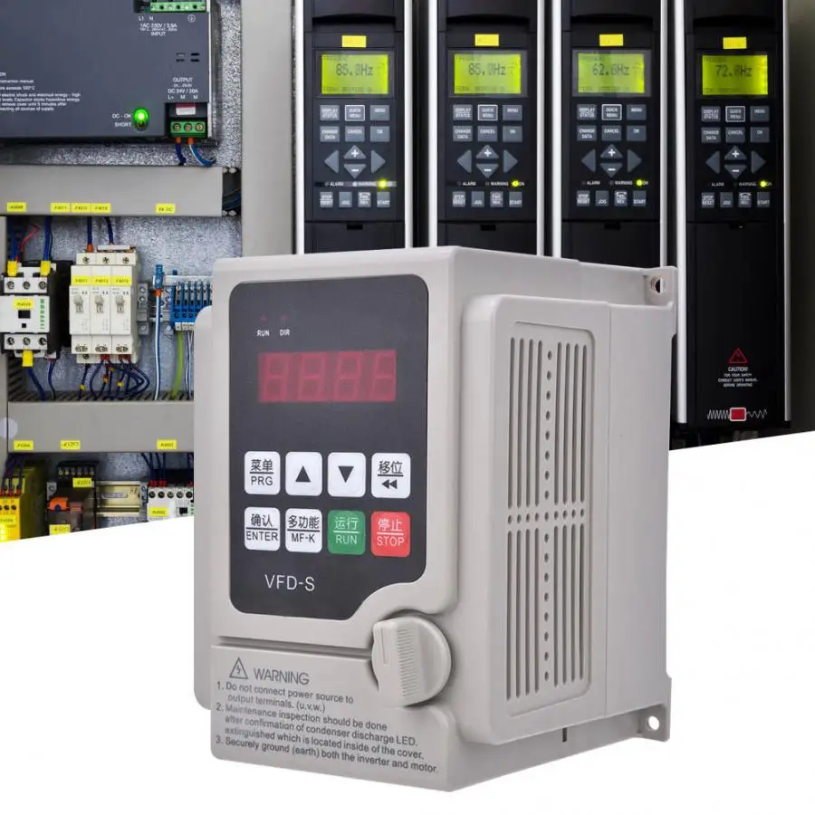 

VFD Inverter 0.75KW 1.5KW 2.2KW 3.7KW Frequency Converter 380V 3-Phase Input 3-Phase Output