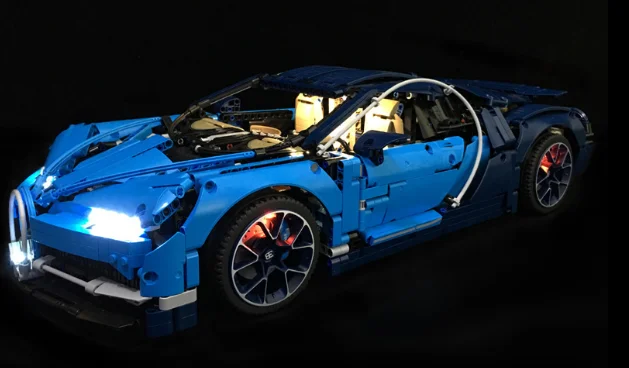 Светодиодный светильник для 42083 20086 3388 Bugatti Chiron technic гоночный автомобиль строительные блоки игрушки подарки(только светильник