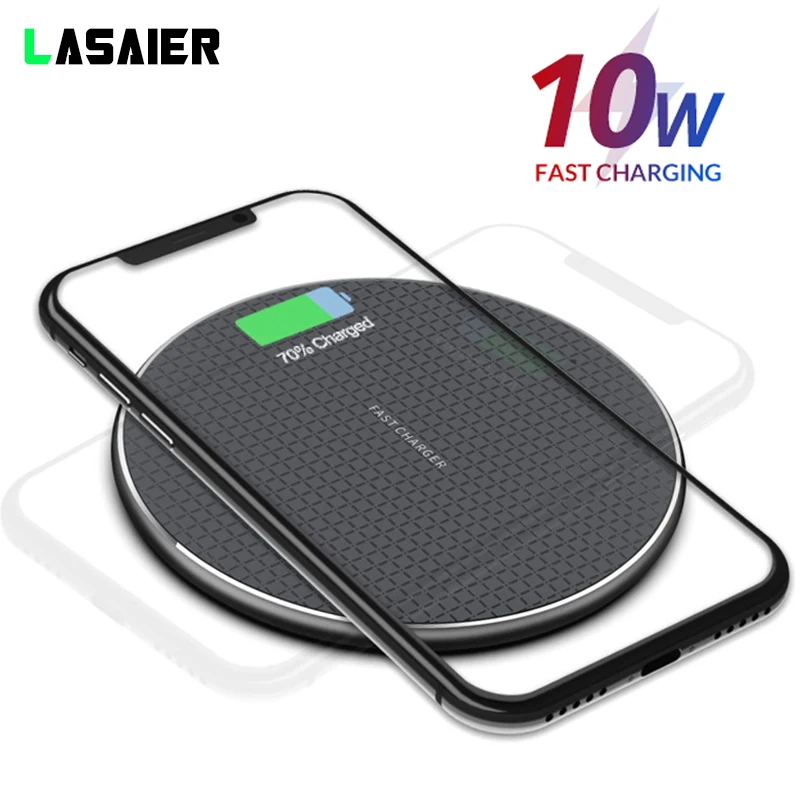 10W Qi Wireless Charger for iPhone Xs Max X 8 Plus Fast Charging Pad Samsung Note 9 S10 USB Phone | Мобильные телефоны и