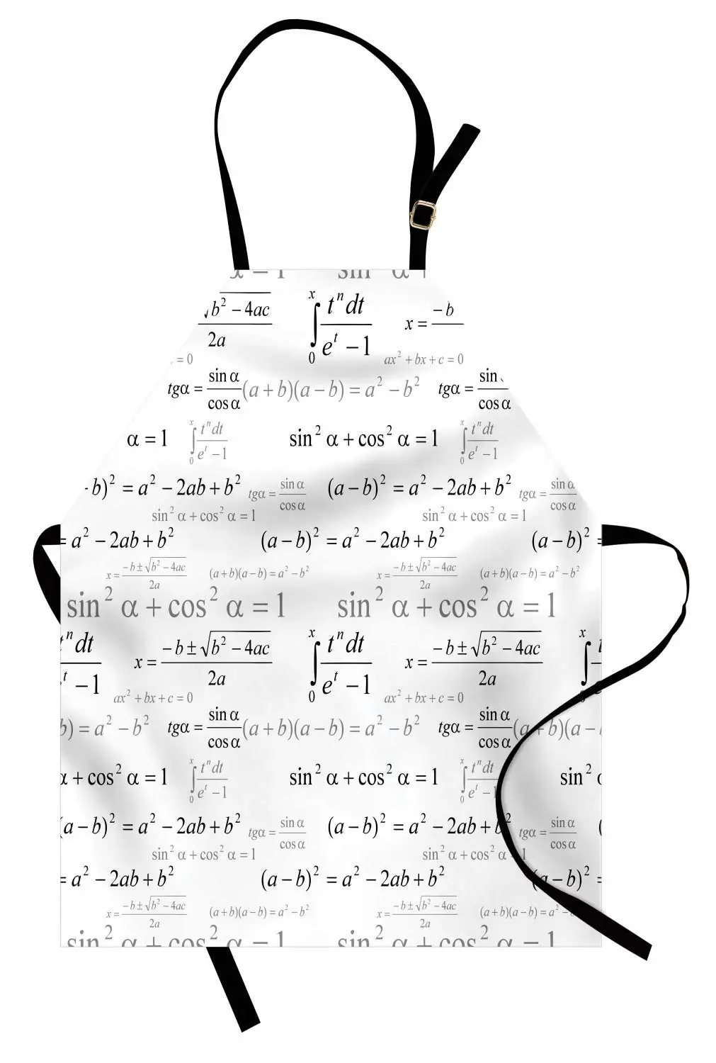 

Back to School Apron School for Math Geometry Science Formulas Chalk Board Style Women Men Kids Cooking Baking Kitchen Bib