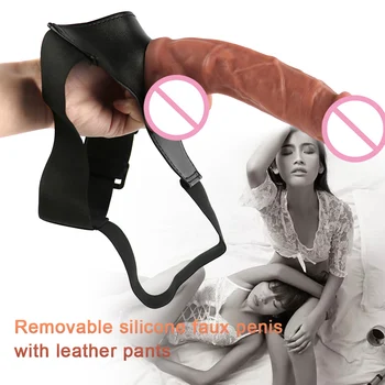 Strapon Horse Dildo Silicone Fake Penis Pants For Lesbian Anal Dildo For Men Couples Butt Plug Gay Adult Game SexToy Sex Product 2
