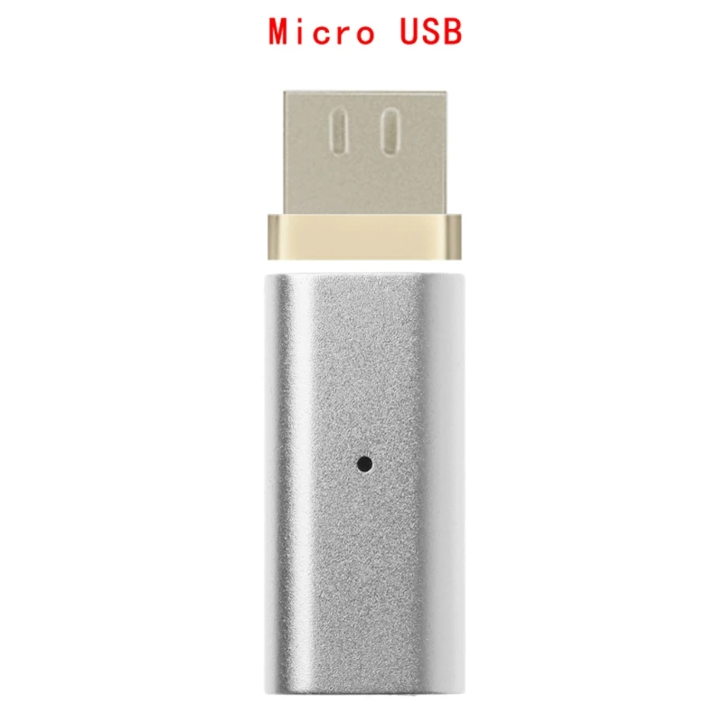 Металлический магнитный микро USB конвертер «Мама-папа» адаптер для Android телефона LX9A - Цвет: 1