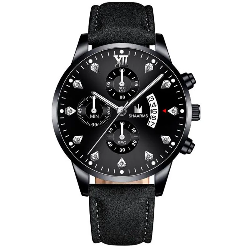 Sharms часы для мужчин Бизнес Календарь Дата наручные часы мужские reloj hombre marca de lujo saat erkek kol saati orologio uomo