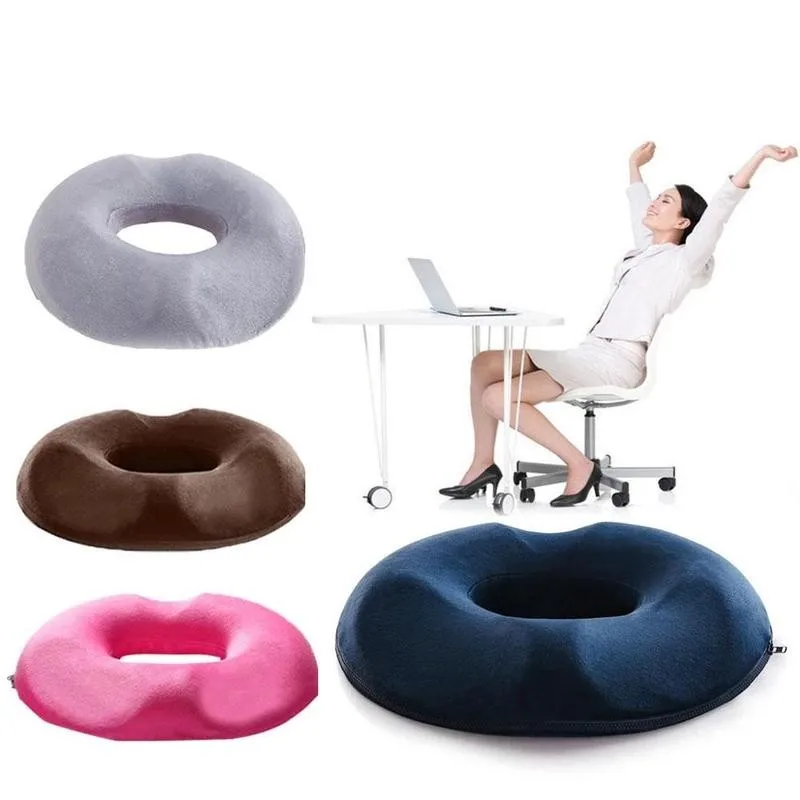 Donut Memory Foam Pillow Hemorrhoid Seat Cushion Tailbone Coccyx Orthopedic Medical Seat Prostate Chair Pilllow 6