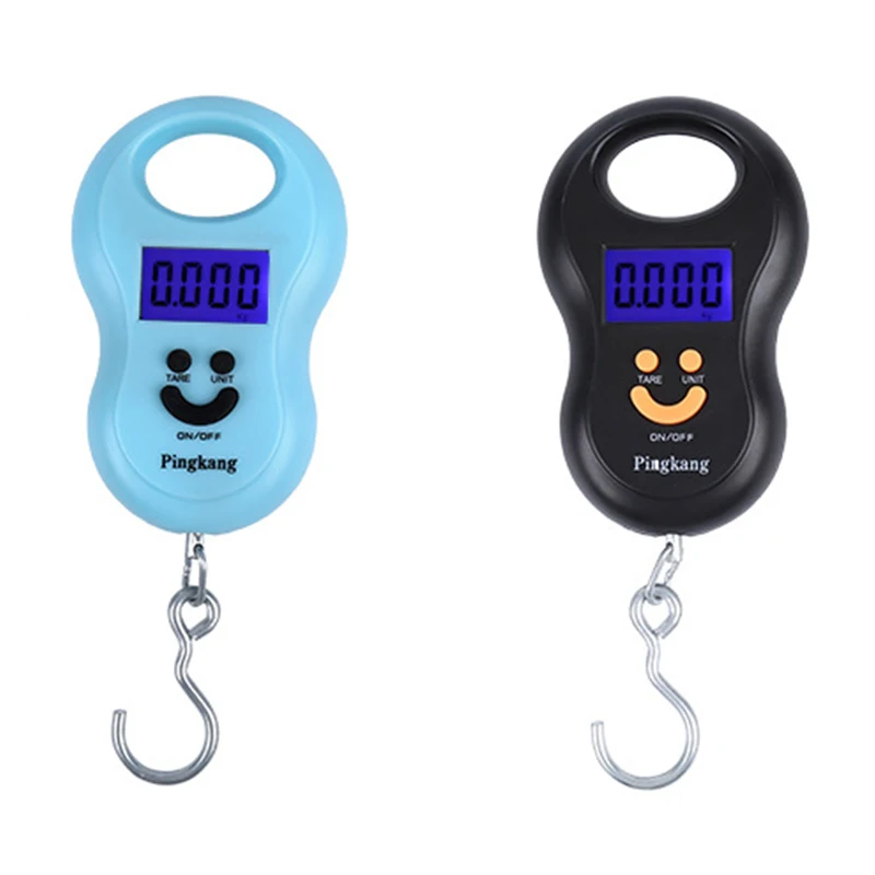 

Portable Hanging 50Kg /10g LCD Digital Blue Backlight Fishing Pocket Scales Luggage Hook Scale Digital Scales Portable Hanging