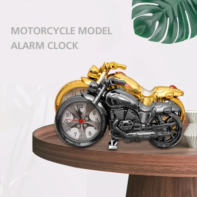 ABS Будильник-Мотоцикл Часы мотоцикл Horologium декоратор ремесла мини офисные подарки студенческие творческие игрушки