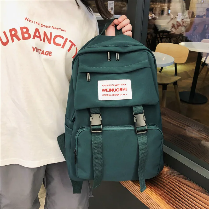 

Nylon Backpack Women's Korean-style Harajuku Ulzzang Versatile MORI Series Campus Junior High School High School Women's College