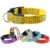 Leopard LED Dog Collar Светящийся Регулируемый Светящийся Ошейник Для Собак Pet Night Safety Нейлоновый Ошейник Светящийся СВЕТОДИОДНЫЙ Яркий Ошейник Для Собак
