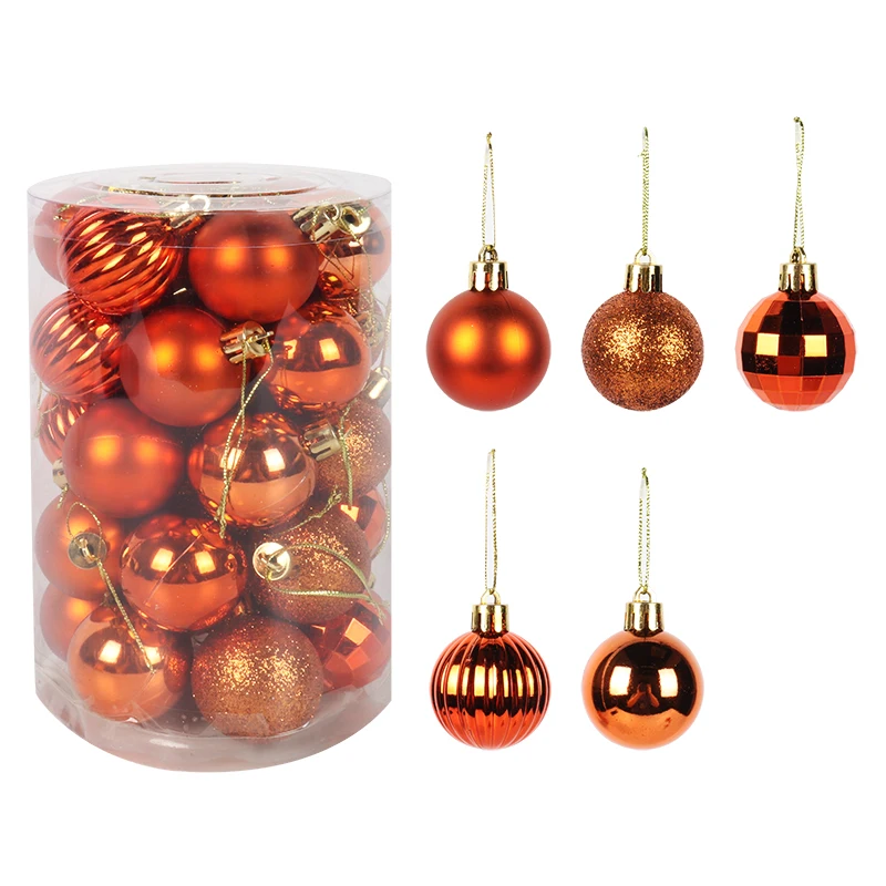 Assorted Color Christmas Balls Christmas Tree Ornaments Balls xmas decorations Hanging Tree Pendants New Year 2021 Gift Noel 