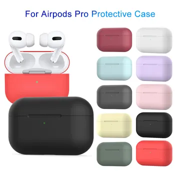 

Soft Silicone Case For Airpods Pro Bluetooth Earphone Shockproof Protective Cover For Apple Air Pods Pro Wireless Headphone Box