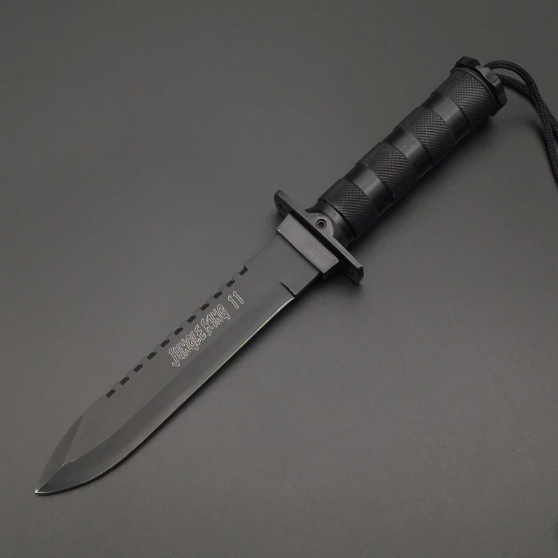 DuoClang, топ 15 в 1, MULTI-FUNCTION, военный охотничий нож с фиксированным лезвием, 440C, стальные тактические ножи для выживания, спасательные ножи