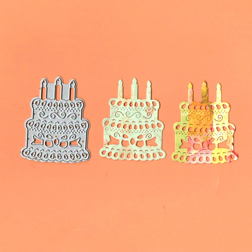 

Birthday Cake Candles Metal Cutting Die Stencil Template for DIY Scrapbooking Paper Album Cards Making Craft Die Cutting Die