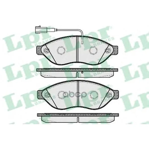 Колодки Тормозные Citroen Jumper/Fiat Ducato/Peugeot Boxer R16" 06- Передние Lpr 05p1698 Lpr арт. 05P1698