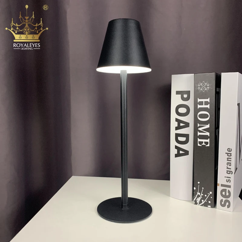 Touch Sensor Bar Table Lamp Portable Battery Chargeable Iron Art Light Coffee Restaurant LED Stand Lighting Home Decor | Лампы и