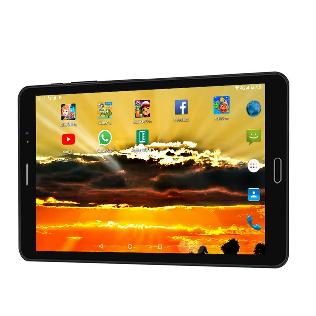 8" Quad Core Android 7.0 4G Dual SIM WiFi Bluetooth Tablet 3