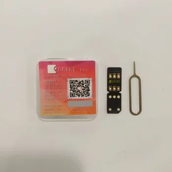 

10pcs New GEVEY PRO For iPhone11 PRO XS Max XR X 8 7 6S 6P Unlock Cyber Auto Menu POP-UP for IOS 13.3-14 Perfect Unlock SIM
