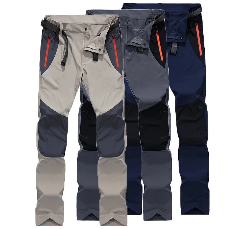 Pantalones de senderismo impermeables para hombre, para deportes al aire escalada de montaña, pesca, carga, Verano - AliExpress de hombre