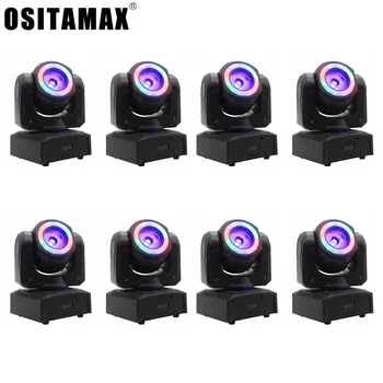 

8pcs Mini 60w LED Beam Moving Head Light RGBW 4IN1 Disco Stage Lighting DMX512 Infinite Rotate LED Beam Party DJ Lights 30W 60W