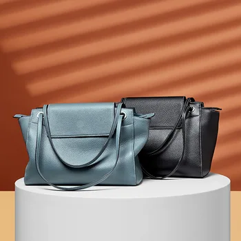 

Johnature Fashion Classic Women Bag 2020 New Genuine Leather Luxury Handbag Leisure Soft Cowhide Large Capacity Shoulder Bags