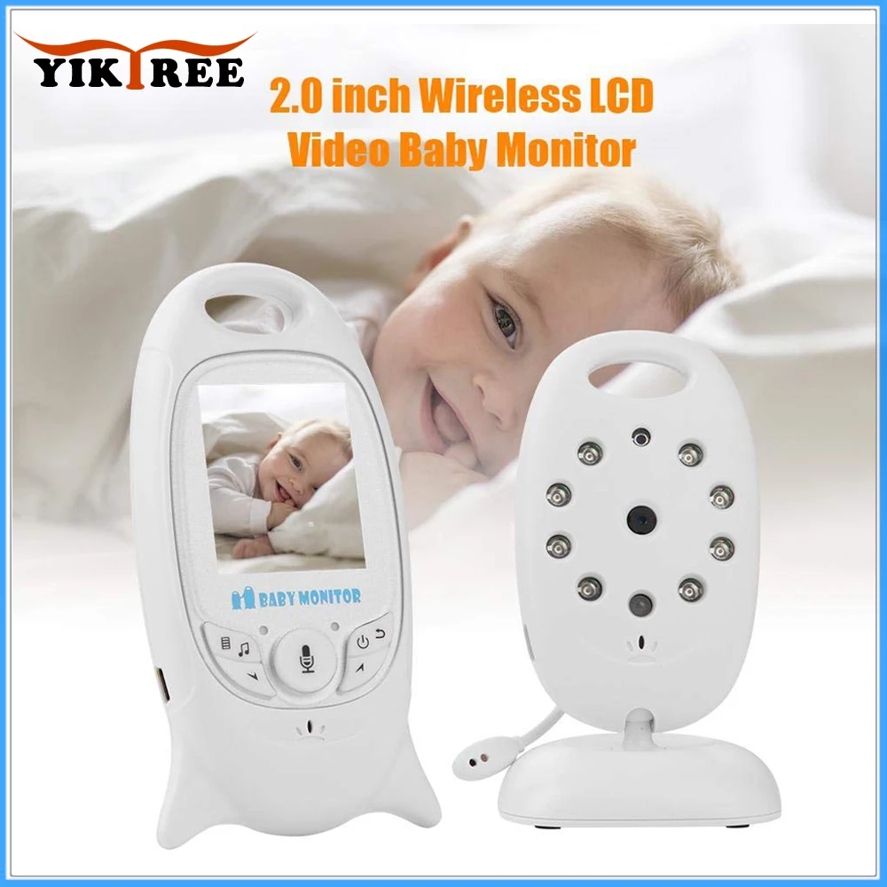 

VB601 wireless video baby monitor color security camera 2 way night vision infrared LED temperature monitoring and 8 lullaby