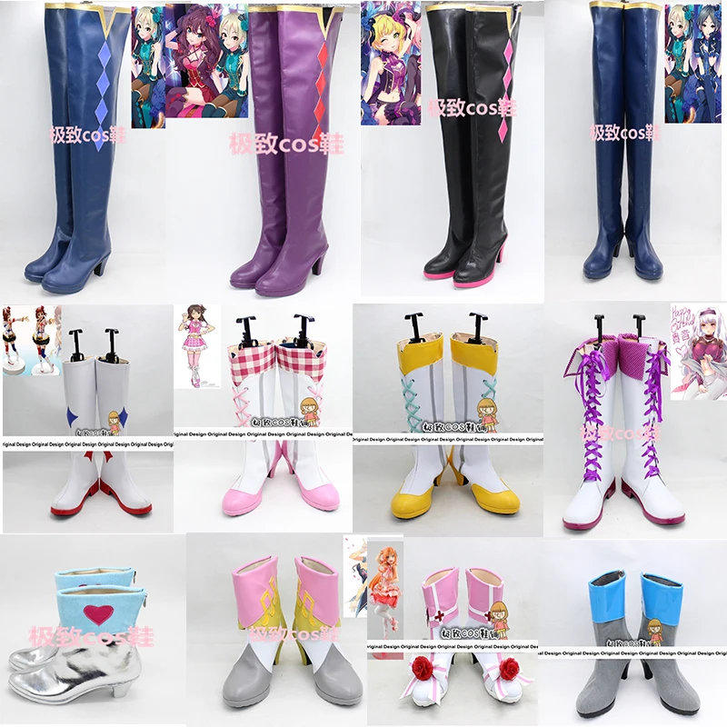 

THE IDOLM CINDERELLA GIRLSMio Honda Shibuya Riina Tada Ichinose Shiki Chieri Ogata Characters Costume Cosplay Shoes Boots
