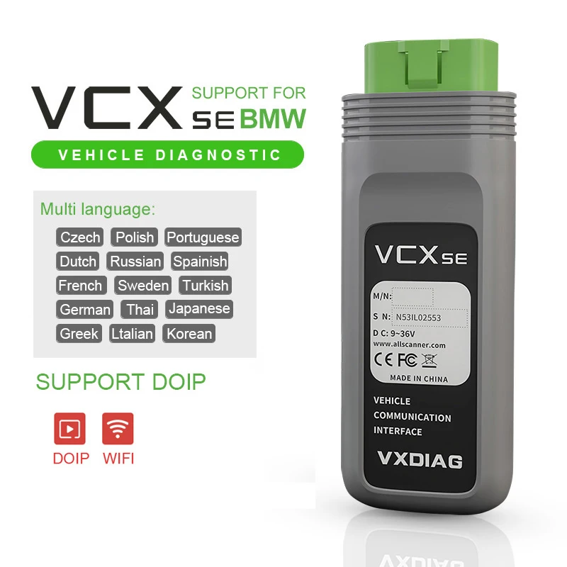 VXDIAG VCX SE Fit ForBMW лучше ICOM A2 A3 следующий WI FI ISTA D OBD2 сканер Авто диагностический и