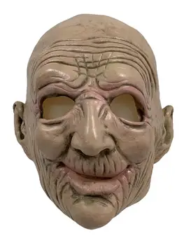 

Halloween DIY Cosplay Masks Realistic Latex Old Man Mask Halloween Face Cover Latex Horror Old Man Headgear Shield