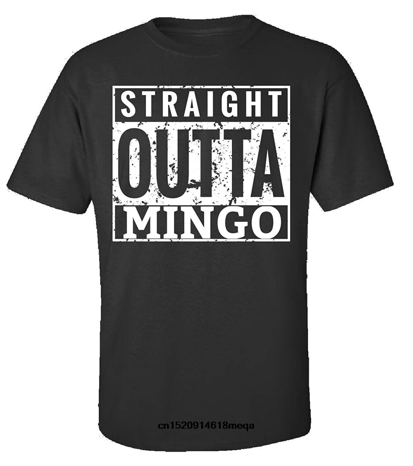 funny t shirts Straight Outta Mingo Men's Fashion T-shirt | Мужская одежда
