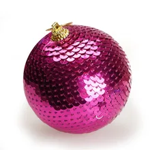 1 шт. 8 см Блестящий новогодний шар Рождественская елка Декор шары орнамент Декор шары дерево подвески