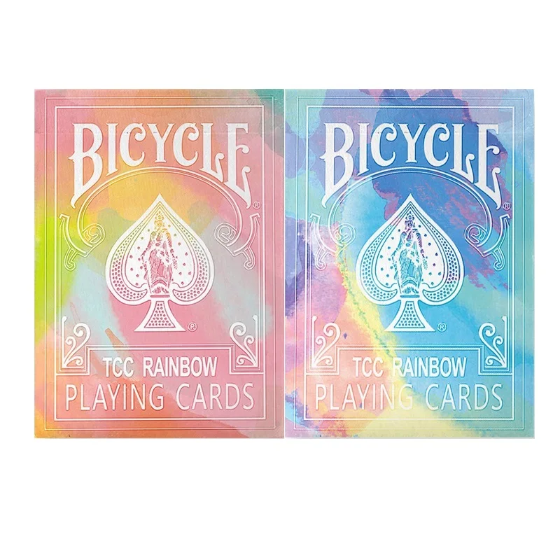 Bicycle Rainbow Peach Playing Cards by TCC LIMITED EDITION 