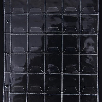 

1 Sheet 42 Pockets Coin Holders Coins Collection Book Money Storage Book Anti-slip Coin Commemorative Album Page
