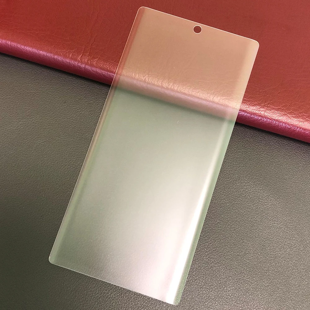 Полное покрытие жидкого УФ клея матовое закаленное стекло для samsung Galaxy S10 Note 10 S9 S8 Plus Защитная пленка для экрана