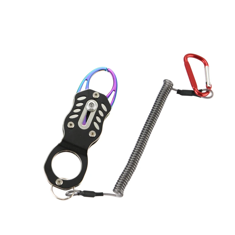 

Fish Lip Gripper Portable Fish Grabber Aluminum Stainless Steel Mini Fish Controller Easy Catch Fishing Gear Tools Powerful Fish