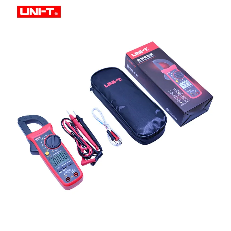 True RMS цифровой клещи UNI-T UT201+ UT202+ UT202A+ AC DC напряжение переменного тока тестер НТС мультиметр защита от ложного обнаружения