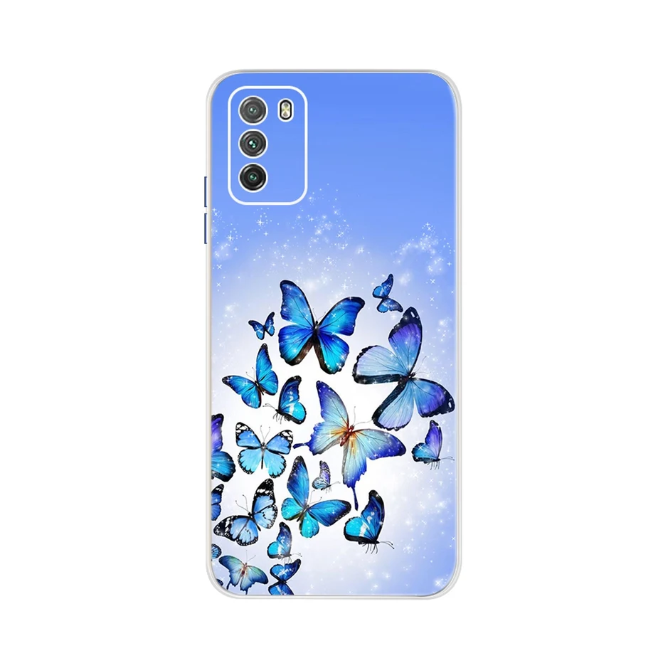 For Xiaomi Poco M3 Case PocoM3 Soft Silicone TPU Back Cover For Xiaomi Poco M3 Case 6.53'' Phone Cover Shockproof Bumper  Fundas xiaomi leather case design Cases For Xiaomi