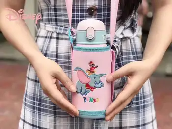 

Baby Dumbo kids 316 thermos cup three use three cover Straw Cup baby cartoon small fresh stainless steel water cup