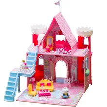 Hello kitty игрушка hello kitty Замок принцессы игровой дом для девочек комплект светильник Everbright дом замок