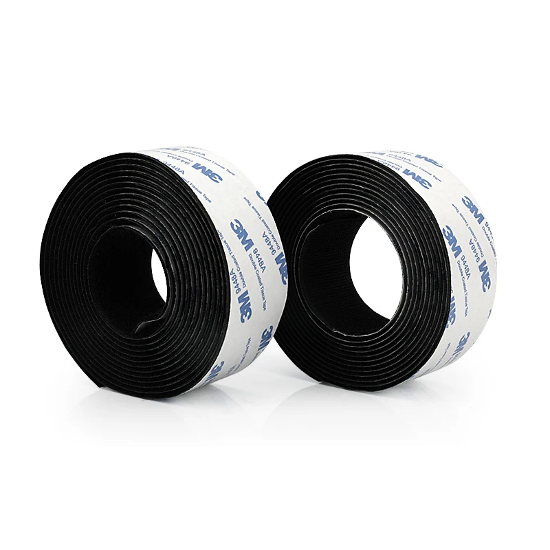 1Meter/Pairs Strong Self adhesive Hook and Loop Fastener Tape nylon sticker velcros adhesive with Glue for DIY 20/25/30/38/50mm