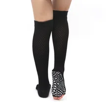 Женские гольфы, носки для йоги, Нескользящие, быстросохнущие, амортизирующие, Пилатес, Балетные Носки, хорошее сцепление для женщин, хлопковые спортивные носки