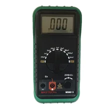 MASTECH MS6013 1999 отсчетов Портативный 3 1/2 цифровой измеритель емкости установка для измерения параметров конденсаторов 200pF для 20mF
