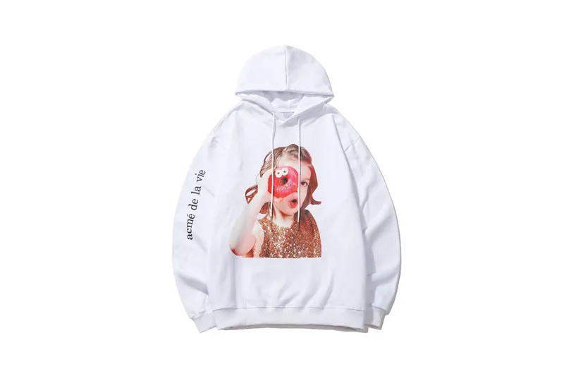 

Kanye West 3D Funny Logo ADLV Hoodie Men Women Heavy Fabric Sweatshirts Best Quality Kanye ADLV Solid Color Pullover Hoody