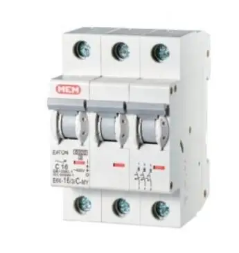 

E6X-32/3/D 90000025000627 3P | 32A | D | 6KA E6X Мини автоматический выключатель