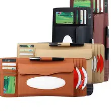 Универсальный автомобильный козырек зажим для карт с одноразовыми салфетками укладка Сумка TIDING bag автомобильный органайзер для автомобиля, аксессуары для стайлинга