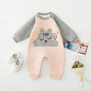 

Newborn Infant Jumpsuit 0-12m Unisex Baby Romper 2019 Winter Autumn Kids Clothes Baby Girl Long Sleeve Clothing