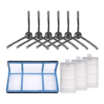 

Replacement for ILIFE V3 V3S V5 V5S V5S Pro Robot Vacuum Cleaner,1x Primary Filter+3x Filters+6x Side Brushes