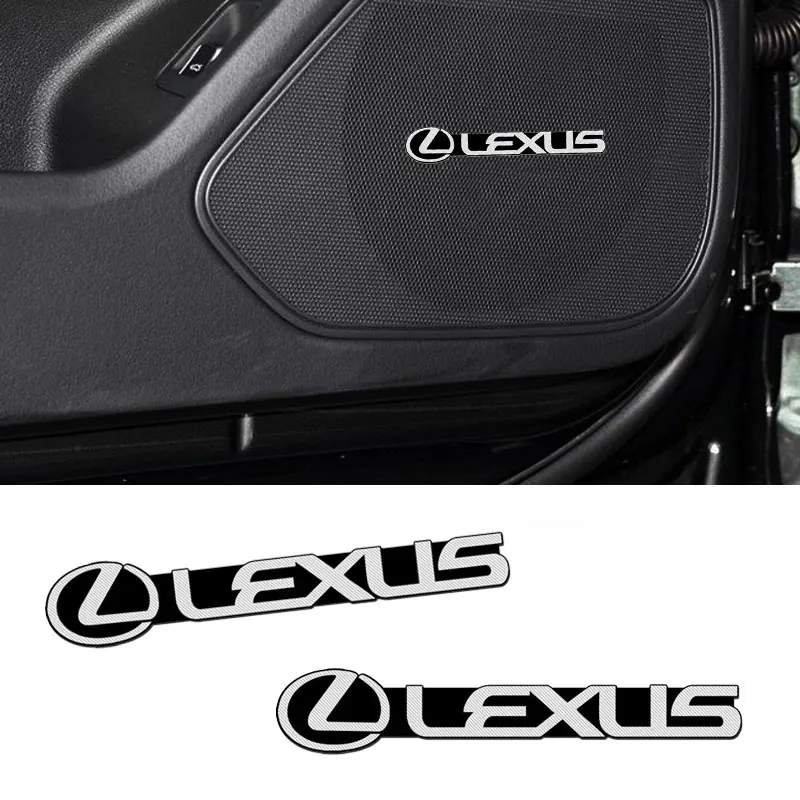 2/4 шт. декоративные автомобильные наклейки для динамиков LEXUS Is250 Is300h Ct200h Is200 Nx300h Is