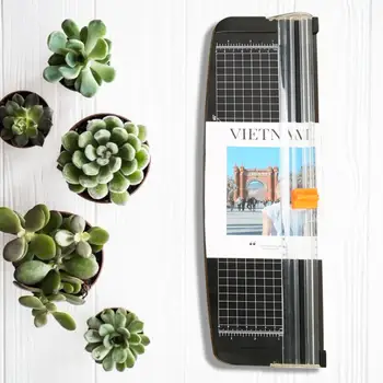 

Portable Paper Cutter A3 Precise High-quality Plastic Base Stationery Knife Scrapbook Trimmer Multi-function Office Home Tools