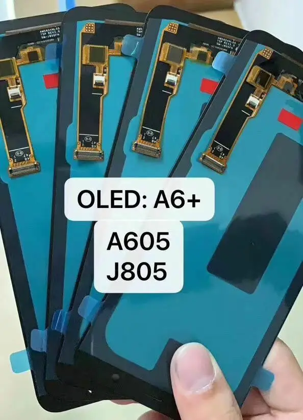 ЖК-дисплей для Samsung A6 + A605 SM-A605F A605FN A605GN сменный экран J8 J805 SM-J805F модуль ЖК-дисплея |