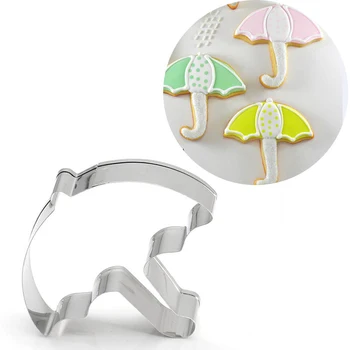 

Umbrella Mushroom Cookie Cutter Stainless Steel Biscuit Cut Mold Baking Fruit Cut Cake Mold Embossing Printing Die