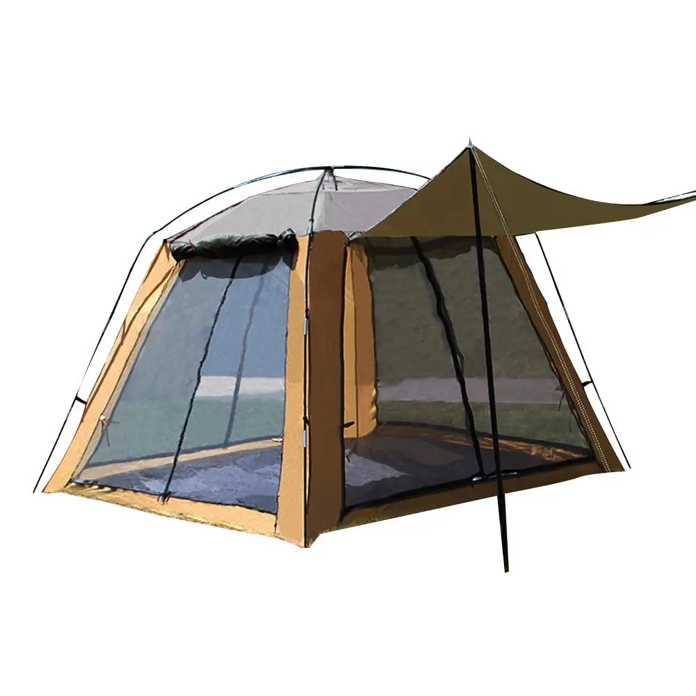 

Outdoor Tent Camping Gauze Net Breathable Sunscreen Four-Sided Door Window Breathable Anti-mosquito 3 To 4 People Fishing Tent